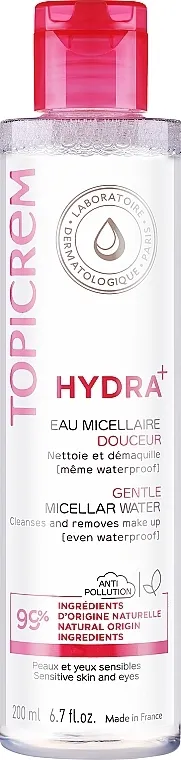 Topicrem Gentle Micellar Water Face &amp; Eyes Micelarna voda za skidanje šminke