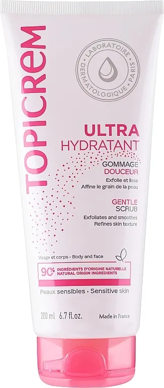 Topicrem Gentle Scrub Skin Renewal Effect Piling za telo za osetljivu kožu