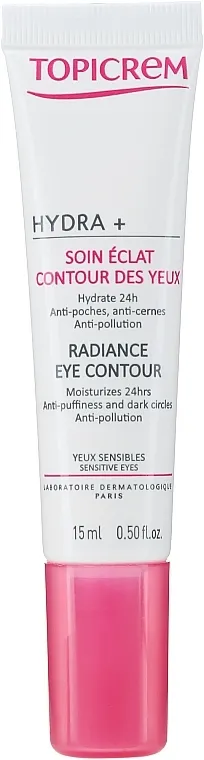 Topicrem Hydra+ Radiance Eye Contour Krema za blistavost kože oko očiju