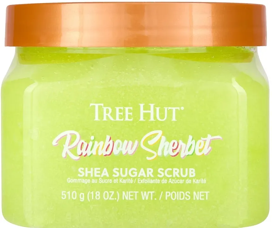 Tree Hut Rainbow Sherbet Sugar Scrub Piling za telo