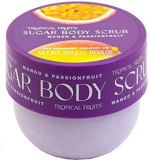 Tropical Fruits Mango And Passionfruit Body Scrub Šećerni piling za telo "Mango i marakuja"