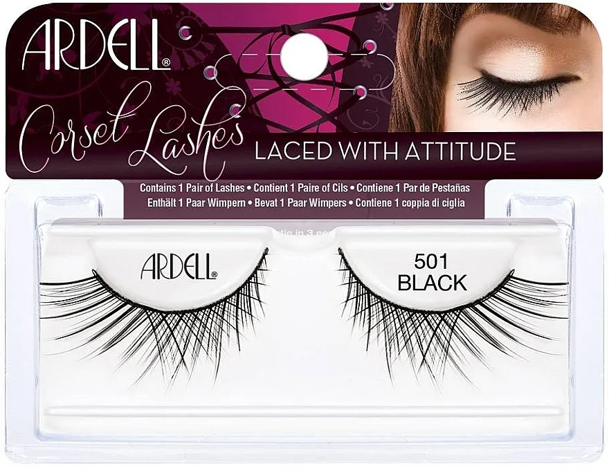 Umjetne trepavice Ardell Lashes Corset Collection Black 501