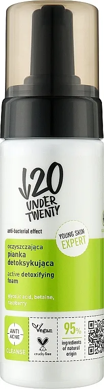Under Twenty Anti! Acne Active Detoxifying Foam Pena za čišćenje i detoksikaciju