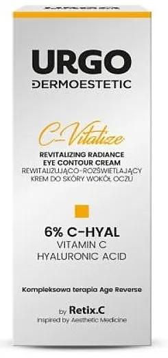 Urgo Dermoestetic C-Vitalize Revitalizirajuća krema za konture očiju Revitalizirajuća i posvjetljujuća krema za kožu oko očiju