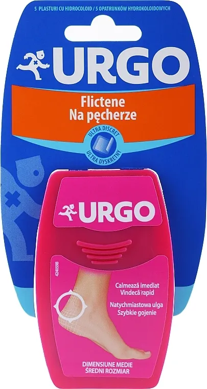 Urgo Ultra Discreet Flaster za žuljeve, 5,9 x 3,4 cm