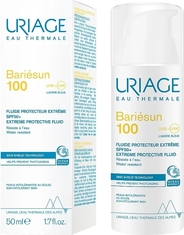 Uriage Bariesun 100 Extreme Protective Fluid SPF 50+ Krema za sunčanje sa ekstremnom zaštitom