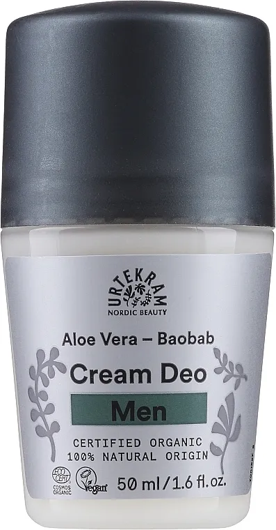 Urtekram Men Deo Baobab Aloe Vera Organska dezodorans krema "Baobab i aloe vera"
