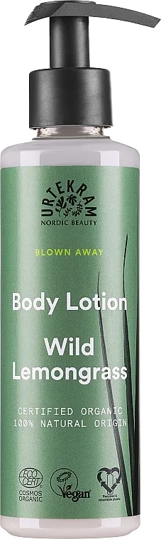 Urtekram Wild lemongrass Body Lotion Organski losion za tijelo od "Divlje limunske trave"