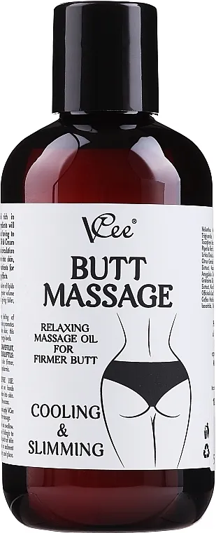 VCee Butt Massage Relaxing Massage Oil For Firmer Butt Opuštajuće masažno ulje za čvrstu zadnjicu