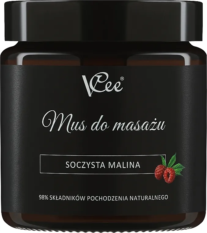 VCee Juicy Raspberry Massage Mousse Turpija za nokte "Zebra", banana, dvostrana, 100/180 grit