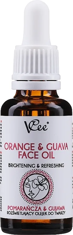 VCee Orange &amp; Guava Face Oil Brightening &amp; Refreshing Ulje za lice s narančom i gouavom