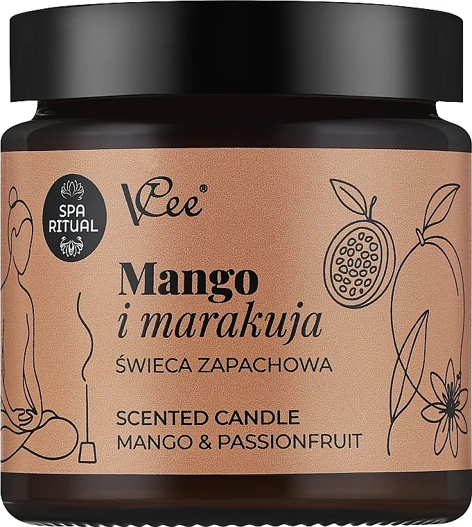 VCee Scented Soy Candle Mirisna svijeća od soje "Mango i marakuje"