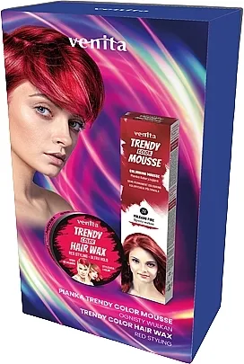 Venita Trendy Brows (h/mousse/75ml + h/wax/75g) Set