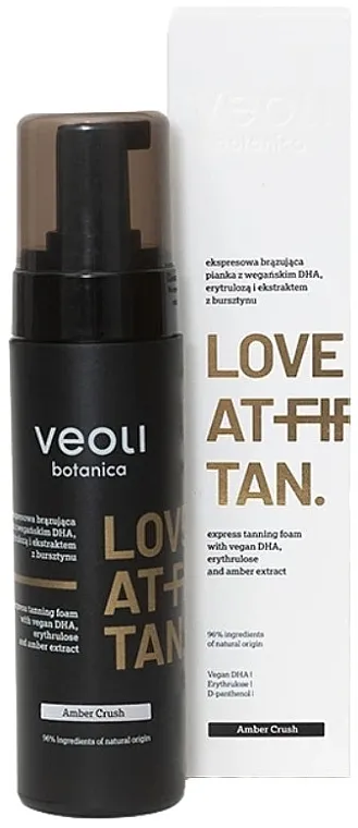 Veoli Botanica Love At First Tan Express Body Tanning Foam Amber Crush Brzo osunčavanje penu