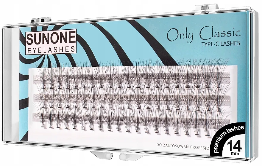 Veštačke trepavice C, 14 mm, 60 kom Sunone Eyelashes Only Classic