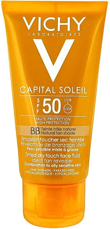 Vichy Capital Soleil BB Tinted Dry Touch Face Fluid SPF 50 Krema za zaštitu od sunca za lice