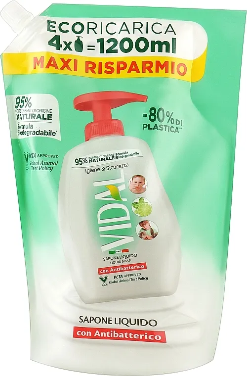 Vidal Liquid Soap Antibacterial (doypack) Tečni sapun "Antibakterijski"