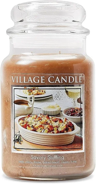 Village Candle Savory Stuffing Mirisna sveća u staklenoj tegli