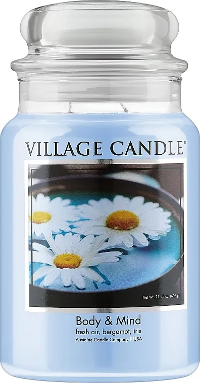 Village Candle Spa Body &amp; Mind Mirisna svijeća u teglici