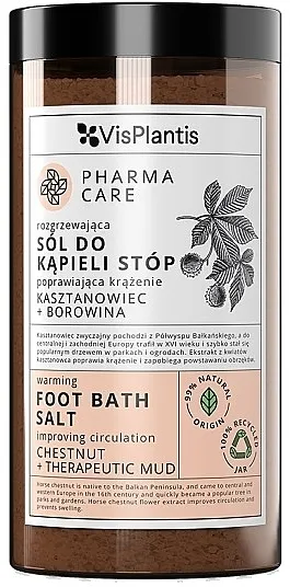 Vis Plantis Pharma Care Foot Bath Salt So za stopala "Divlji kesten + blato"