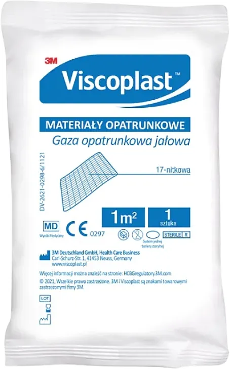 Viscoplast Sterilna gaza, 1 m x 1 m