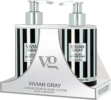 Vivian Gray Lemon &amp; Green Tea (soap/250ml + h/lot/250ml) Set