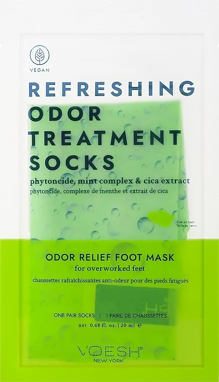Voesh Refreshing Odor Therapy Socks Čarape maske za stopala