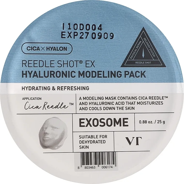 VT Cosmetics Reedle Shot EX Hyaluronic Modeling Pack Oblikujuća maska za lice sa hijaluronskom kiselinom