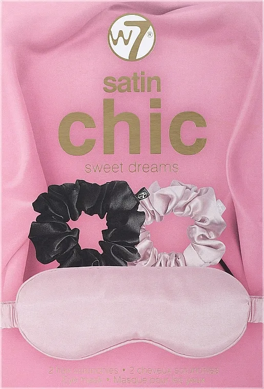 W7 Cosmetics Satin Chic Daily Glam(accessories/3pcs) Set