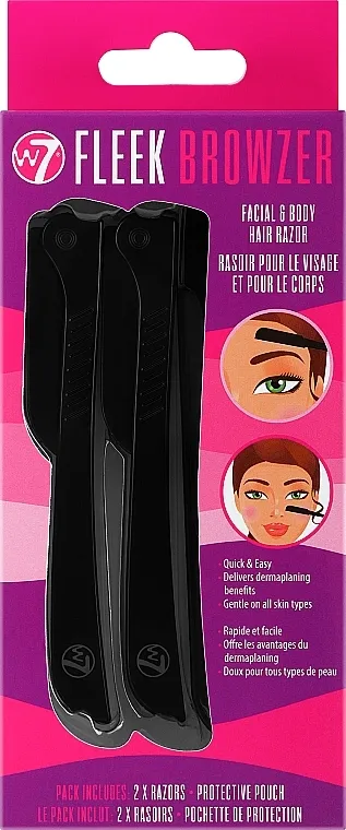 W7 Fleek Browser (razor/2pcs + case) Set