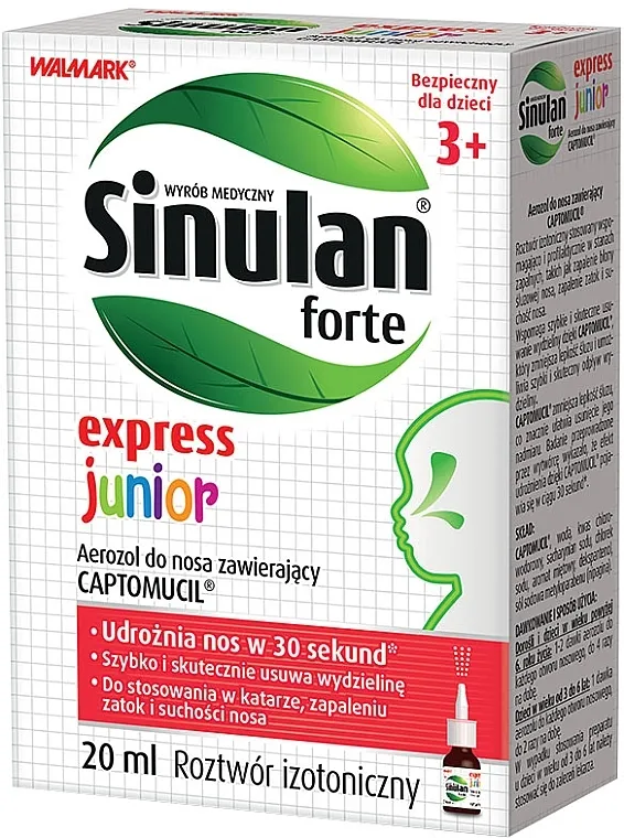 Walmark Sinulan Forte Express Junior Sprej za nos
