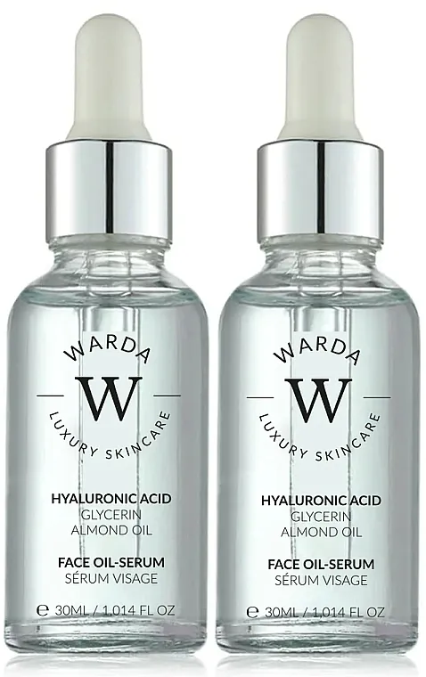 Warda Hyaluronic Acid Hydration Boost Oil-Serum (f/oil/serum/2x30ml) Set