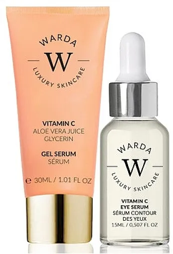 Warda Skin Glow Boost Vitamin C (gel/serum/30ml + eye/serum/15ml) Set