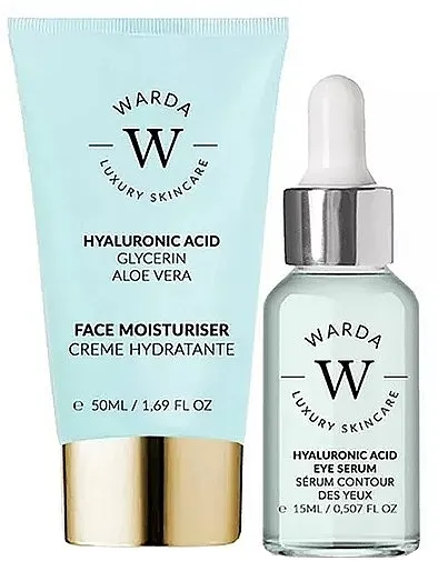 Warda Skin Hydration Boost Hyaluronic Acid (f/cr/50ml + eye/ser/15ml) Set