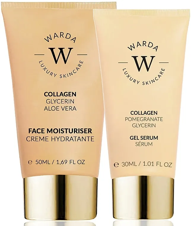 Warda Skin Lifter Boost Collagen (f/cr/50ml + gel/serum/30ml) Set
