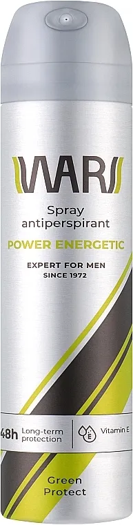 Wars Expert For Men Energetic Green Protect Antiperspirant sprej s vitaminom E