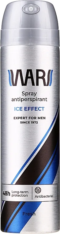 Wars Expert For Men Ice Effect Antibakterijski antiperspirant u spreju