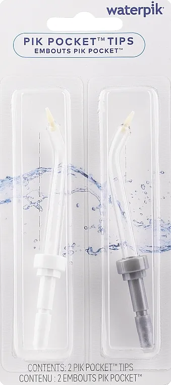 Waterpik Classic Jet Tips Mlaznice za irigator, JT-100E, bela + siva