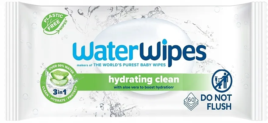 WaterWipes Baby Wipes Hydrating Clean Biorazgradive maramice za bebe, 60 komada
