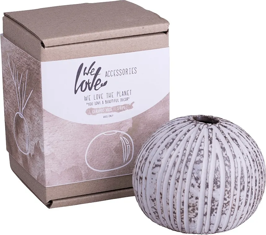 We Love The Planet Ceramic Vase Stripe Keramički difuzor u obliku vaze