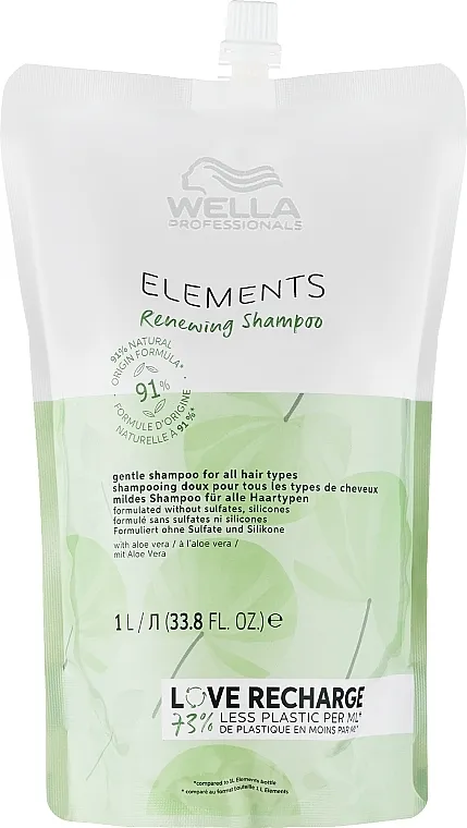 Wella Professionals Elements Renewing Shampoo Gentle Shampoo For All Hair Types (doypack) Regenerišući nežni šampon za sve tipove kose