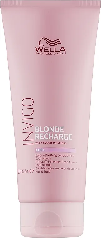 Wella Professionals Invigo Blonde Recharge Conditioner For Cool Blonde Balzam za toniranje za hladne svetle nijanse