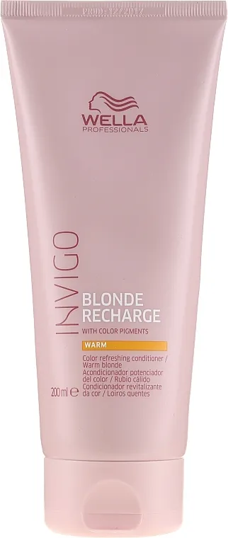 Wella Professionals Invigo Blonde Recharge Conditioner For Warm Blonde Tonirani balzam za njegu toplih svijetlih nijansi