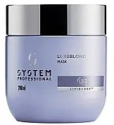 Wella System Professionals LuxeBlond Mask Maska za plavu kosu