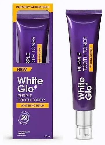 White Glo Purple Tooth Toner Teeth Whitening Serum Serum za izbeljivanje zuba