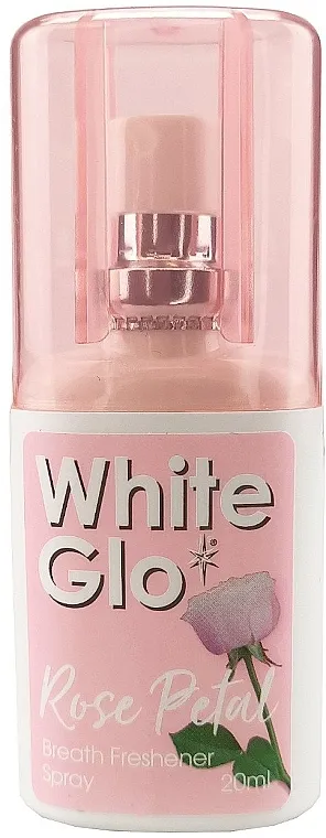 White Glo Rose Petal Freshener Spray Sprej za usta