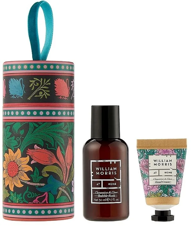 William Morris At Home Sunflower Swan Festive Drum Gift Set (h/cr/15ml + b/bath/50ml) Komplet