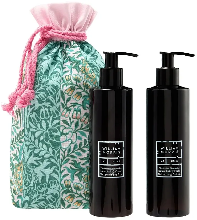 William Morris At Home The Modern Homemaker Hand &amp; Body Care Gift Set (b/cr/250ml + b/wash/250ml)