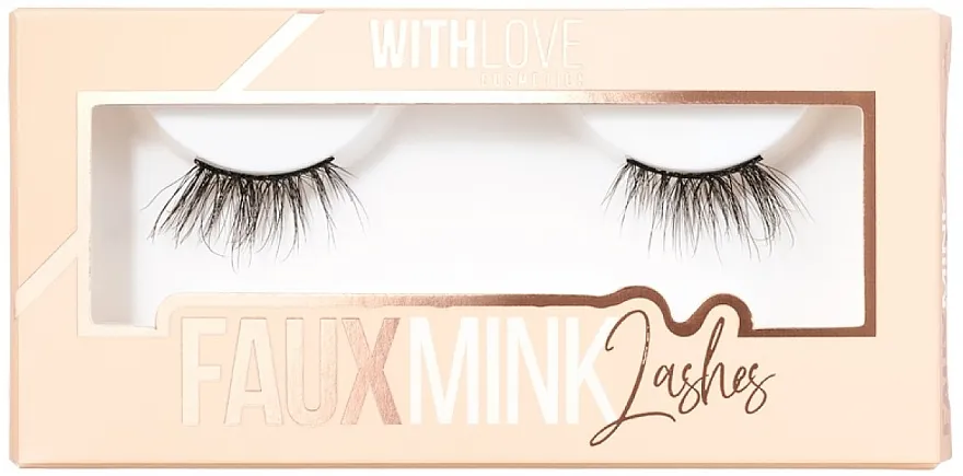With Love Cosmetics Faux Mink She’s Basic Half Lash Veštačke trepavice