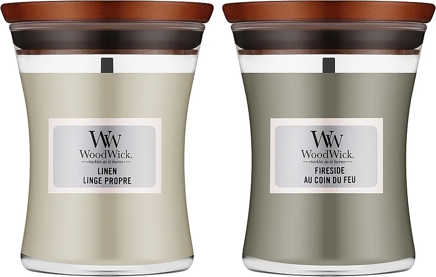 WoodWick 2 Medium Hourglass Gift Set (candle/2x275g)